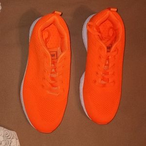 NWOT! Bright orange sneakers Size 9
